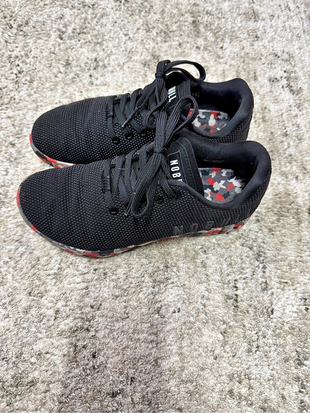 NOBULL Trainer Women’s  Athletic Shoes Black & Red US 7.5